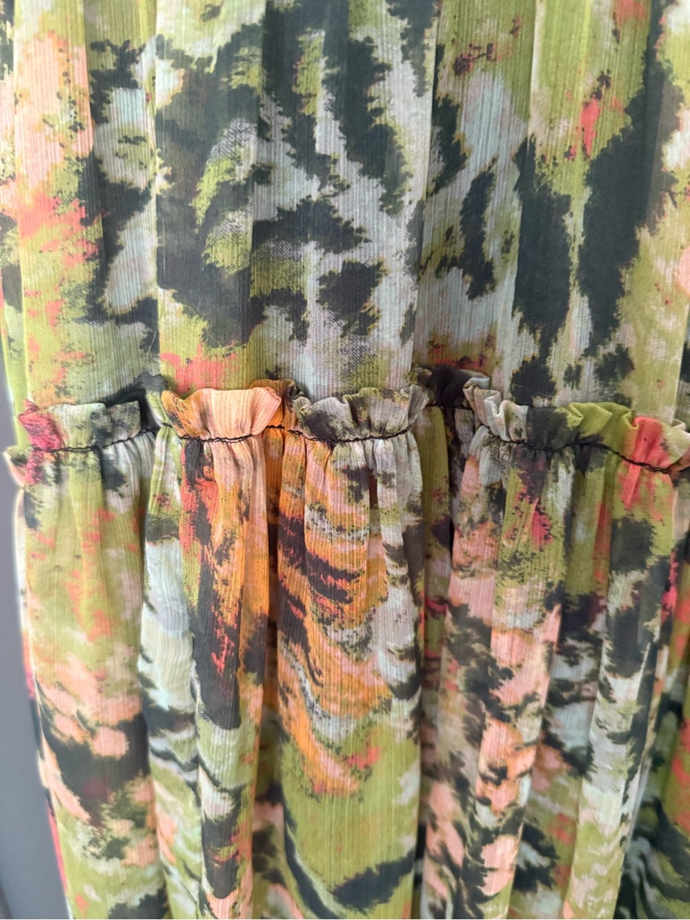 Anthropologie Floral Multicolor Sleeveless Maxi Dress - Picture 3 of 4